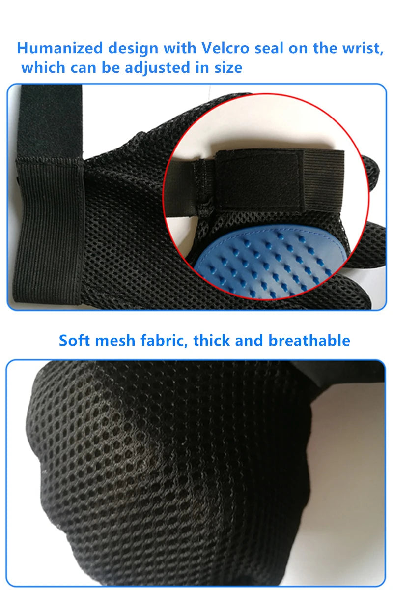 Pet Grooming Glove for Cats & Dogs – Deshedding & Massage Brush