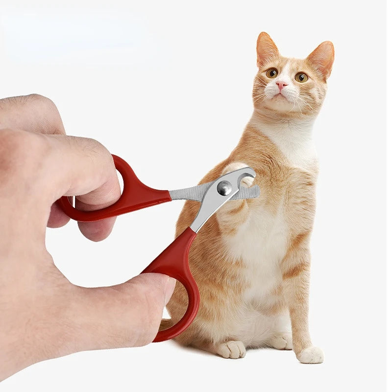 Professional Pet Nail Clippers – Cat & Small Dog Claw Trimmer