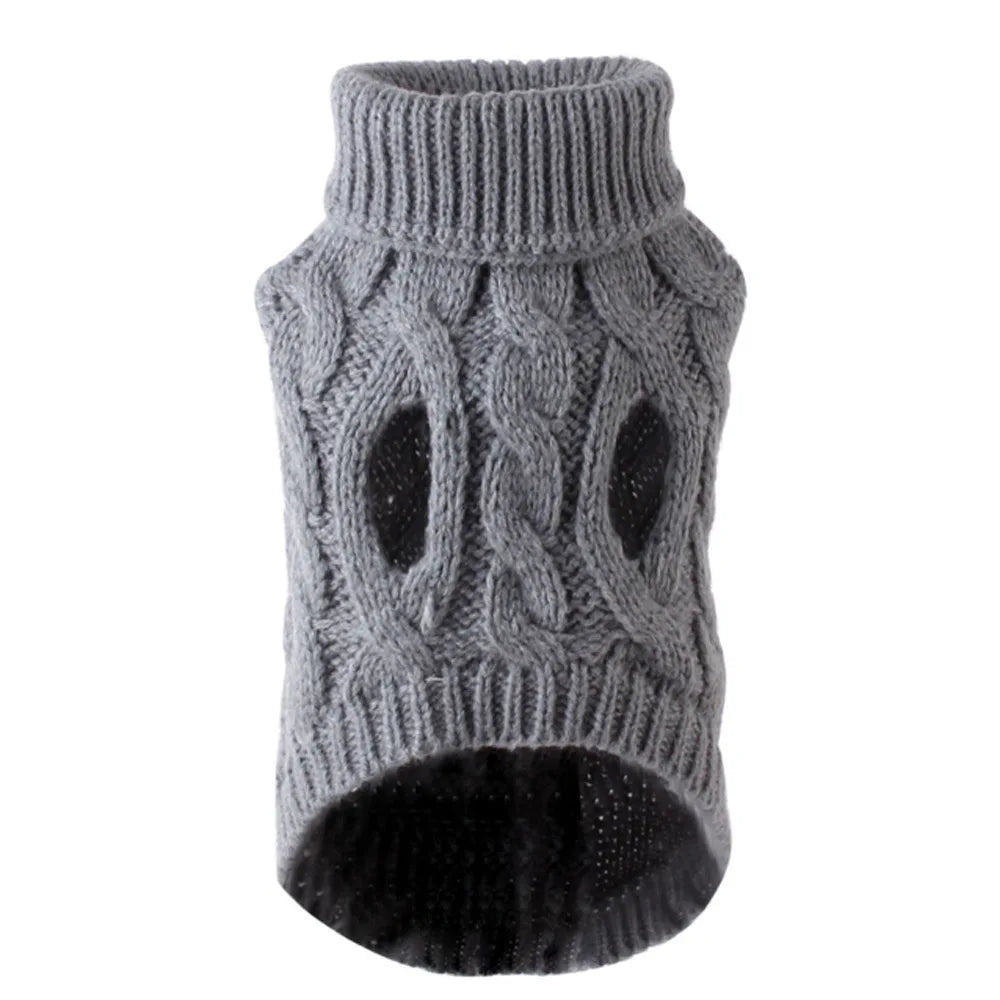 New Small Dog Sweater – Autumn/Winter Knitted Warm Pet Clothing
