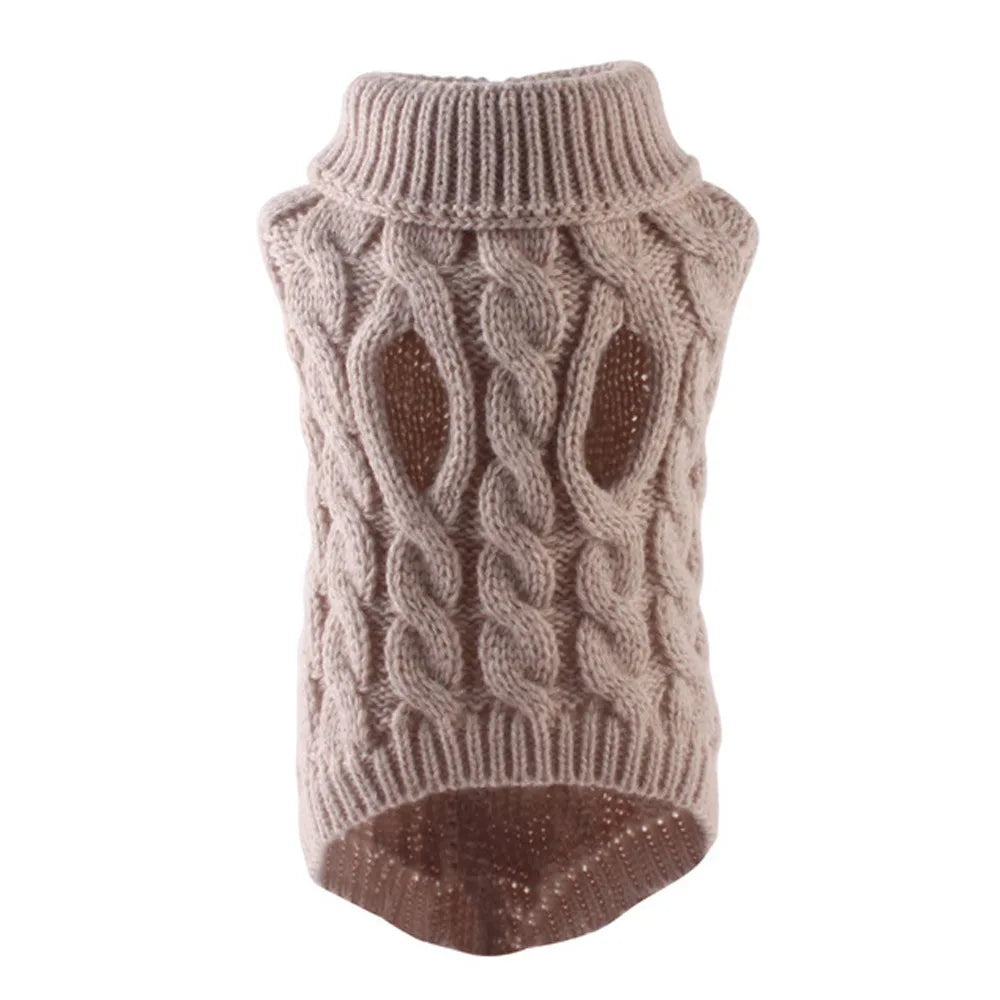 New Small Dog Sweater – Autumn/Winter Knitted Warm Pet Clothing