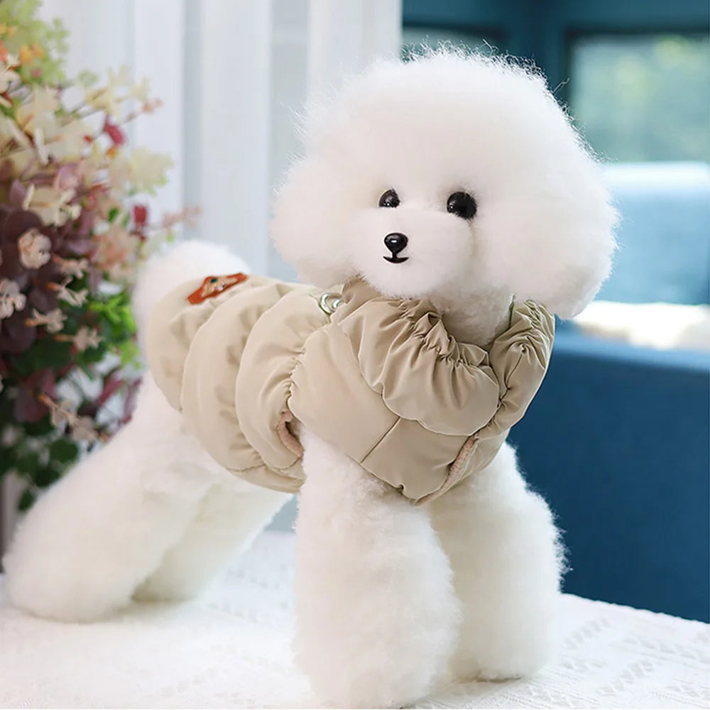 Soft Padded Winter Dog Coat – Warm Jacket Vest for Small & Medium Dogs