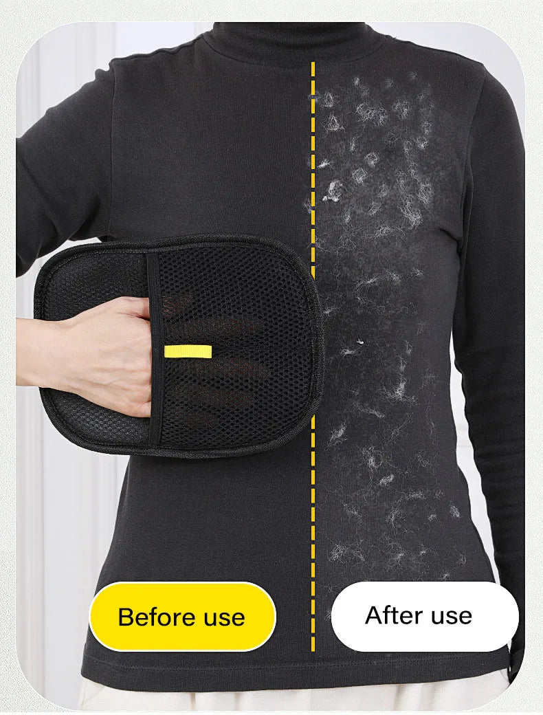 Pet Grooming Glove Brush – Hair Remover & Static Dedusting Tool for Pets and Furniture