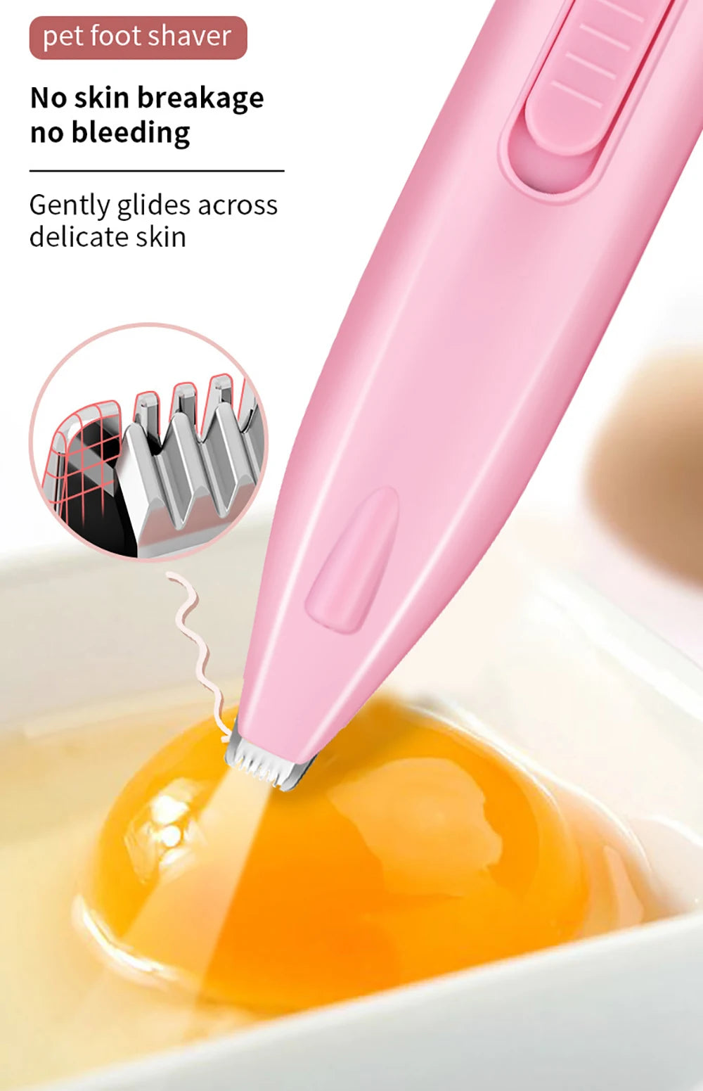 Professional Pet Hair Trimmer – Electric Dog Paw, Ear & Nose Grooming Cutter