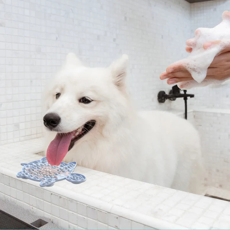 Slow Feeder Bowl with Suction Cup – Small Silicone Food Mat for Cats & Pets Under 3kg