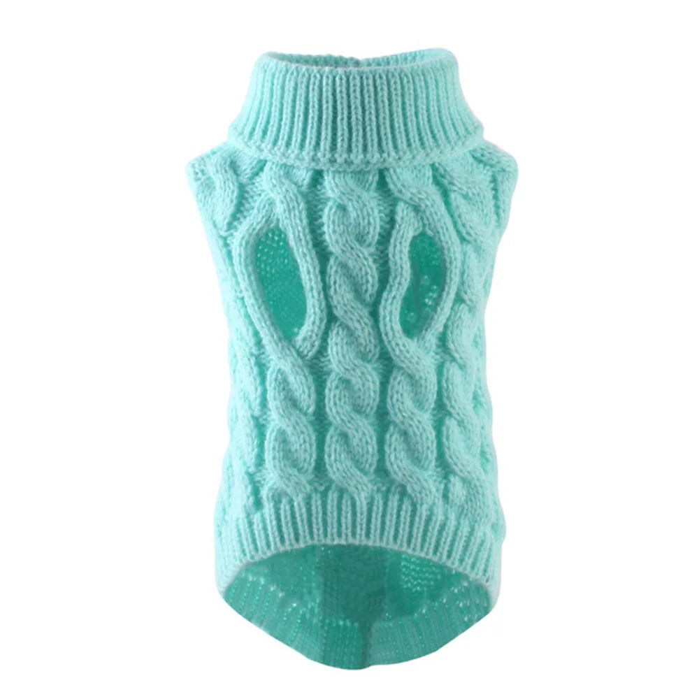 New Small Dog Sweater – Autumn/Winter Knitted Warm Pet Clothing