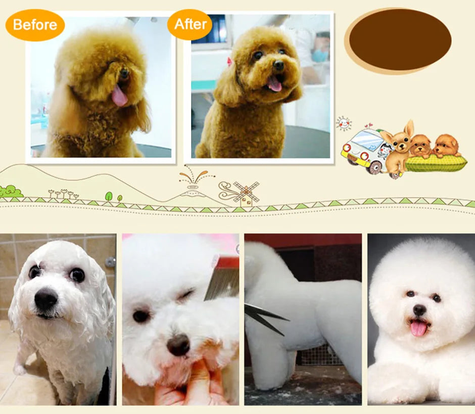 Professional All-Metal Pet Hair Clipper – Rechargeable Low-Noise Dog & Cat Grooming Trimmer