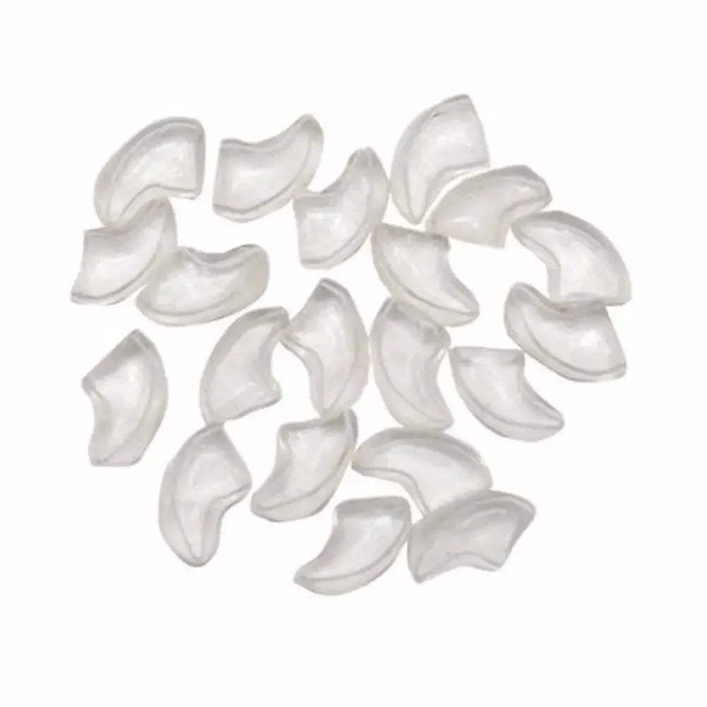20PCS Soft Silicone Cat Nail Caps – Claw Covers with Adhesive for Pet Paw Protection