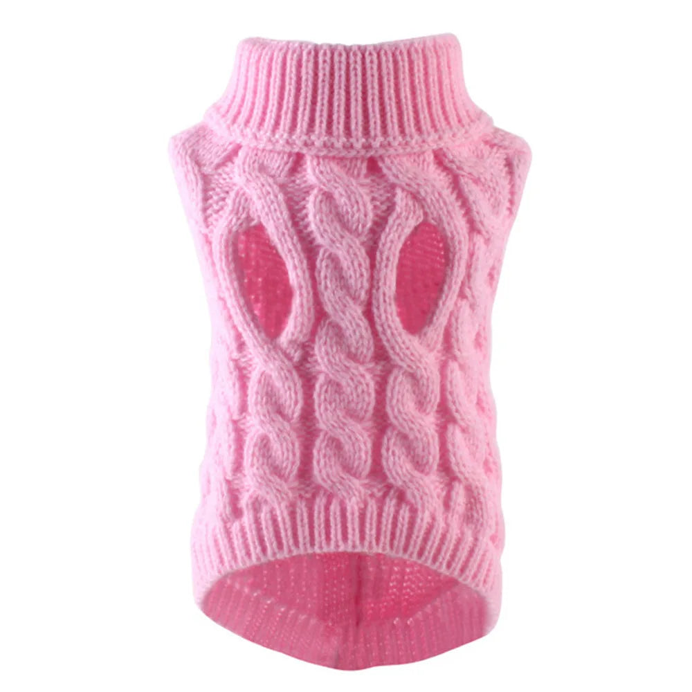 New Small Dog Sweater – Autumn/Winter Knitted Warm Pet Clothing