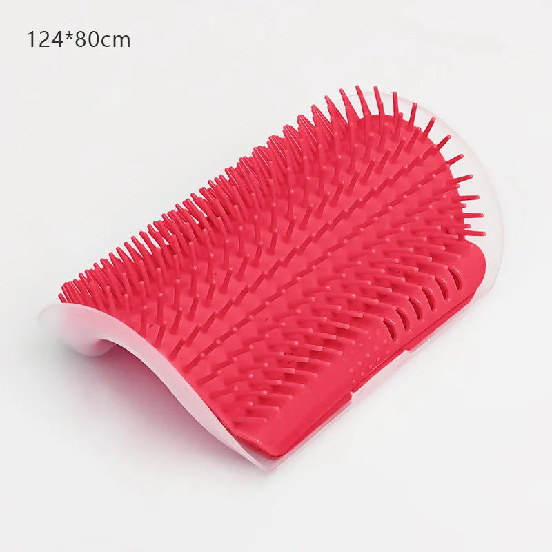 Cat Self-Grooming Massage Brush – Wall Corner Hair Remover Comb