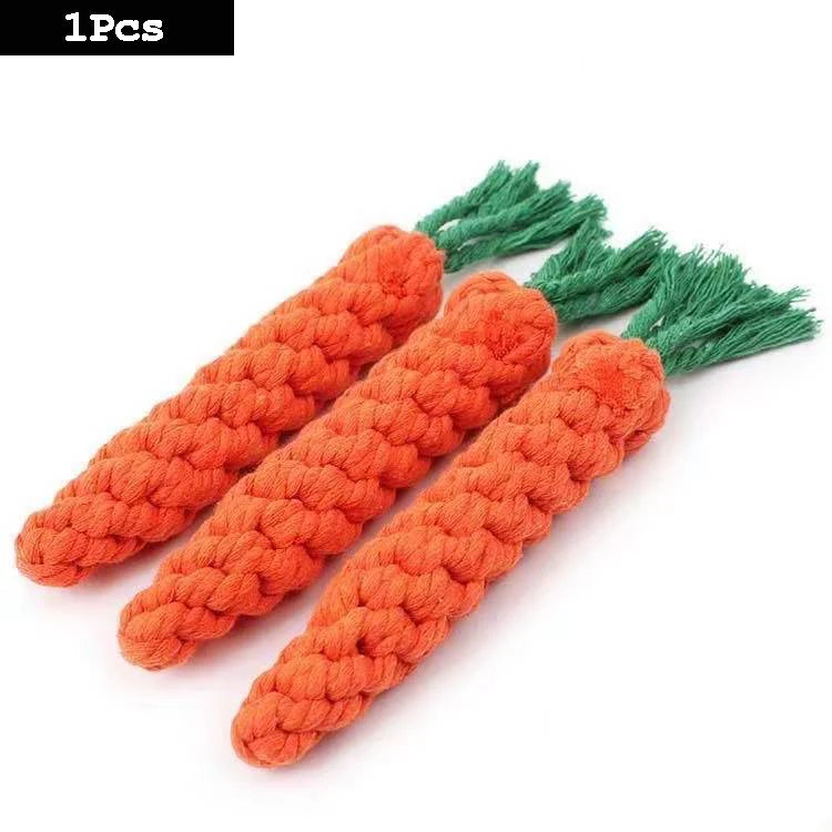 Carrot Knot Dog Chew Toy