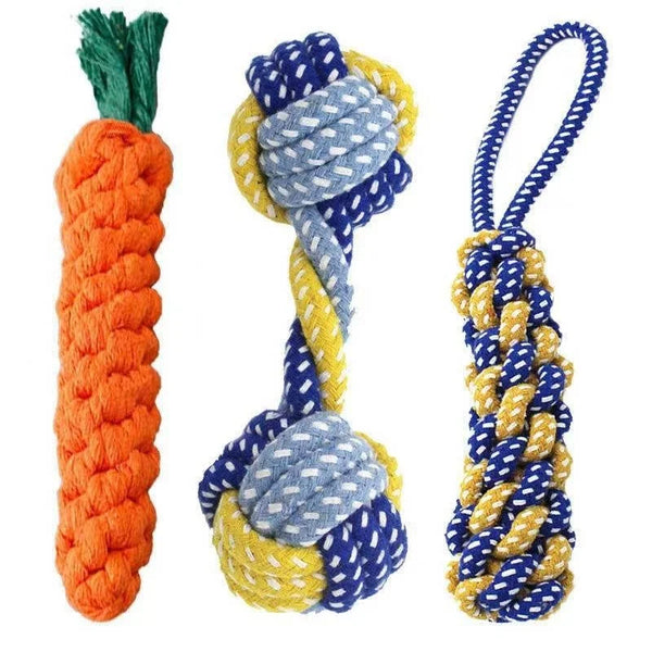 Carrot Knot Dog Chew Toy