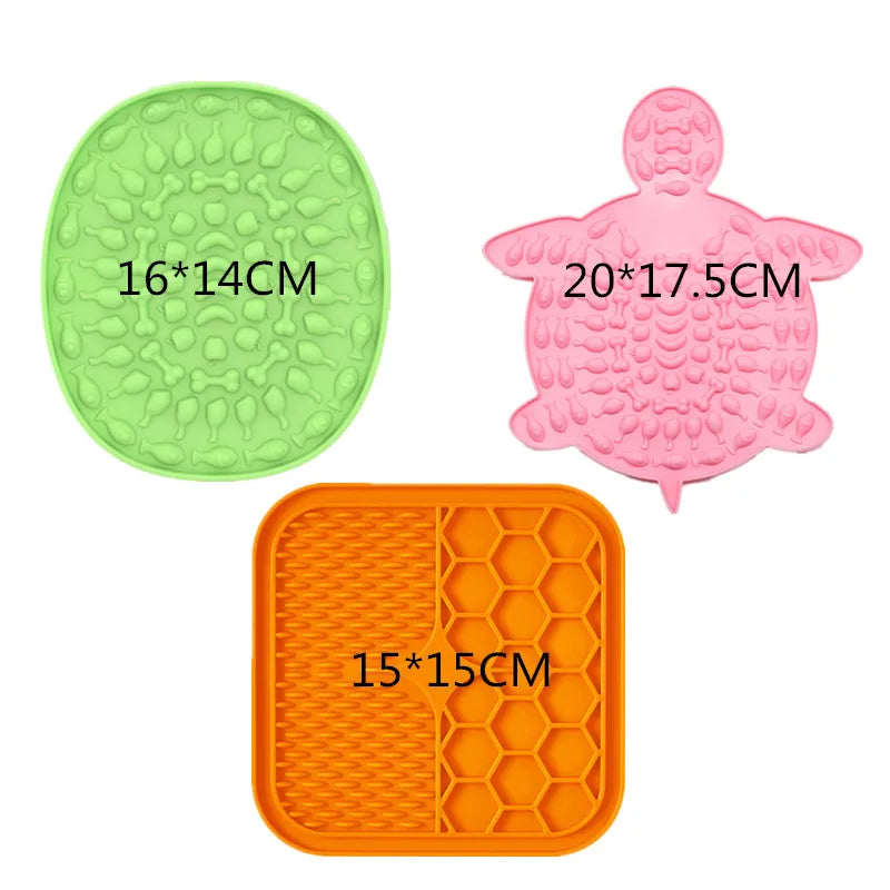 Slow Feeder Bowl with Suction Cup – Small Silicone Food Mat for Cats & Pets Under 3kg