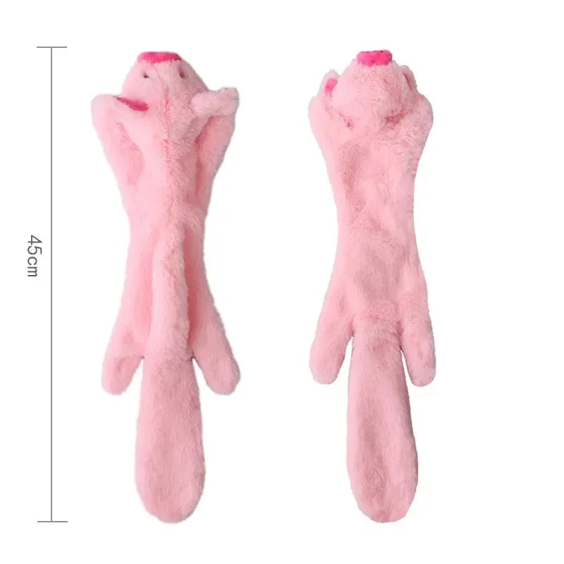 Stuffingless Squeaky Animal Dog Toy