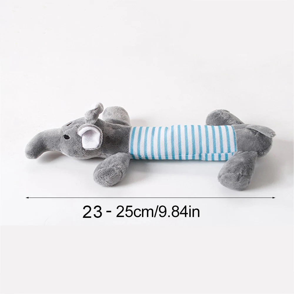 Stuffingless Squeaky Animal Dog Toy