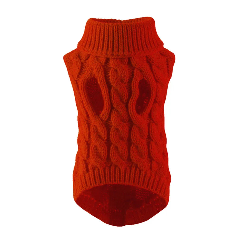New Small Dog Sweater – Autumn/Winter Knitted Warm Pet Clothing