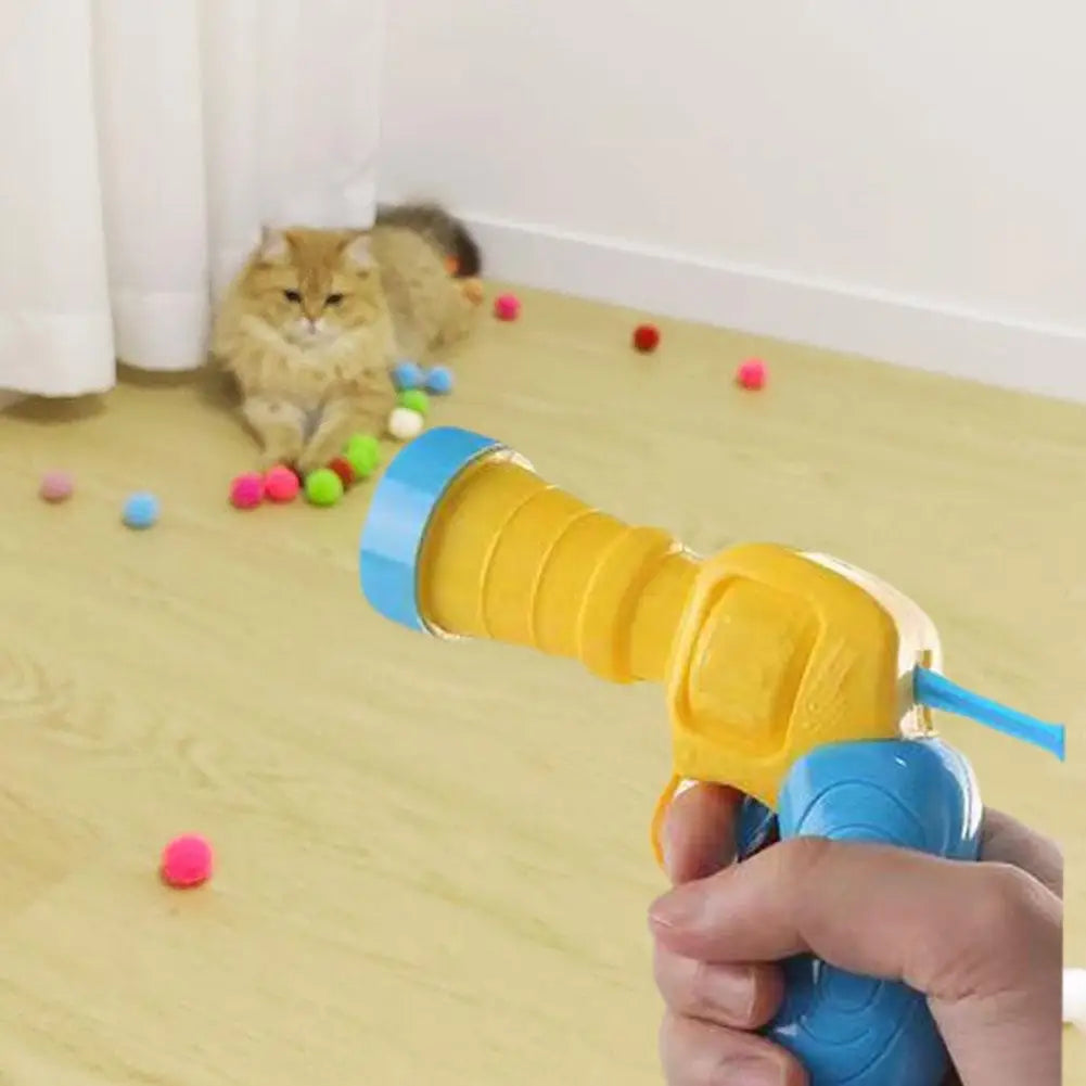 Interactive Cat Ball Launcher Toy