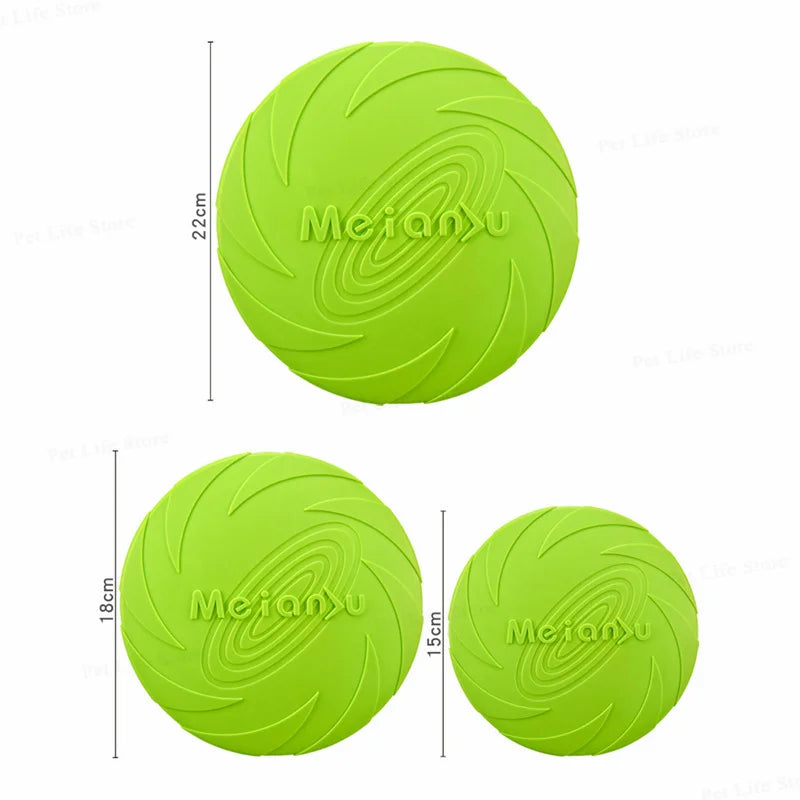OUZEY Bite-Resistant Dog Flying Disc – Outdoor Interactive Training Toy