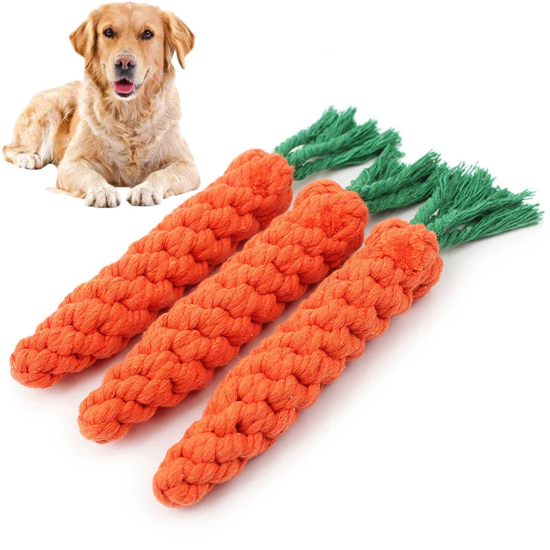 Carrot Knot Dog Chew Toy