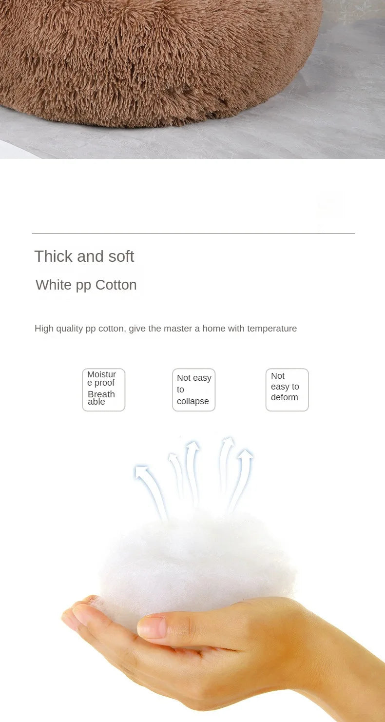 Plush Round Pet Nest