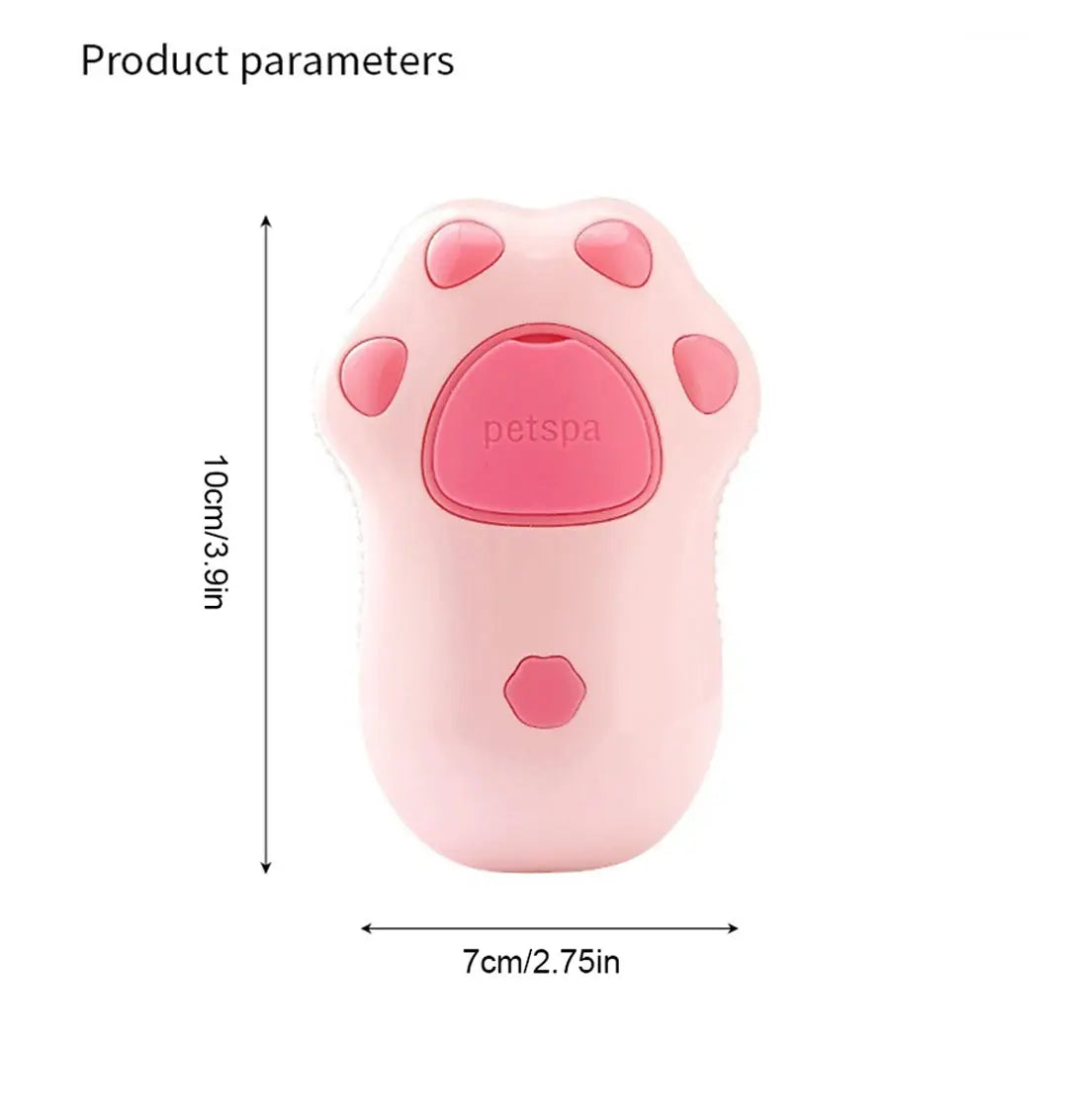 3-in-1 Electric Pet Steam Brush – Grooming, Massage & Hair Removal for Cats & Dogs