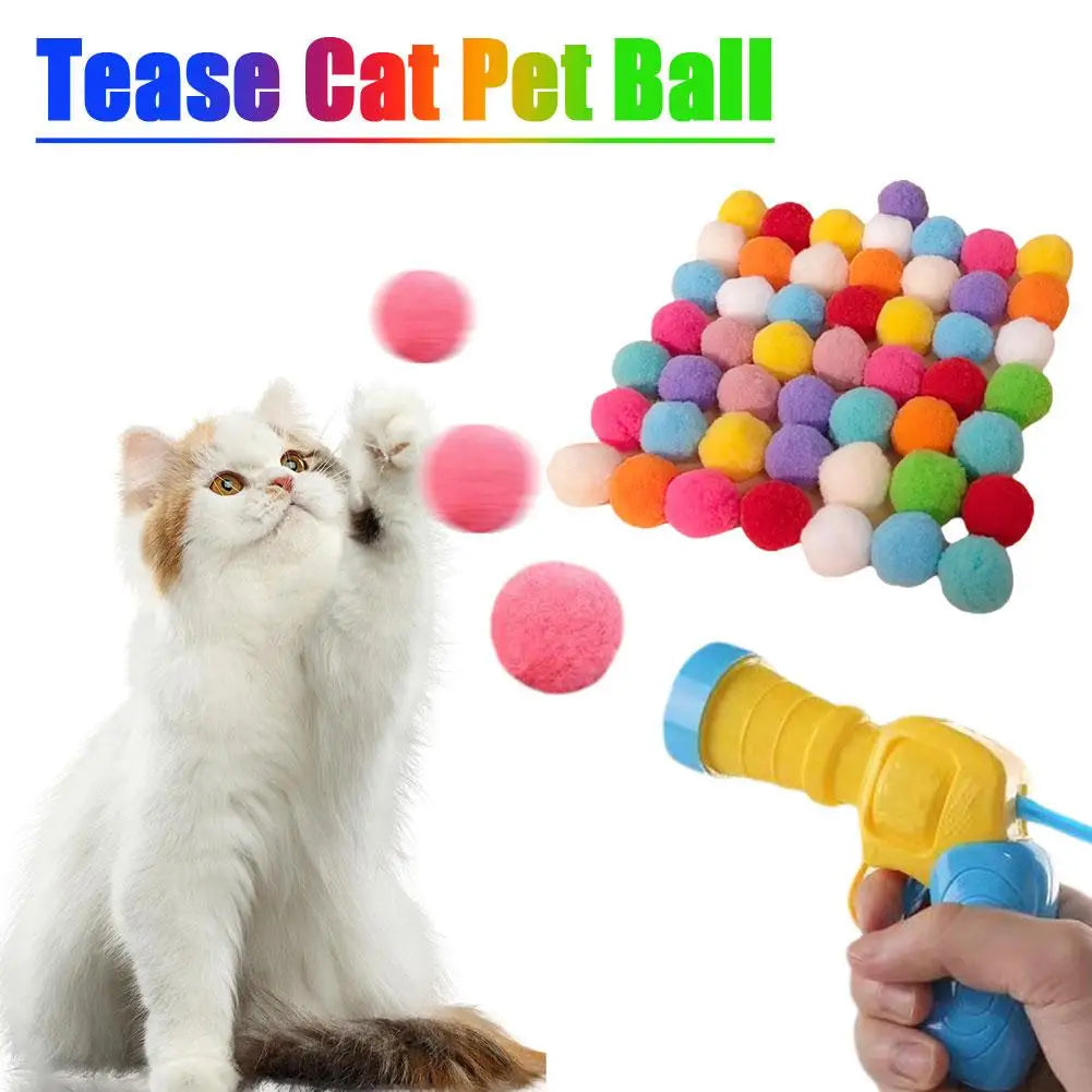 Interactive Cat Ball Launcher Toy