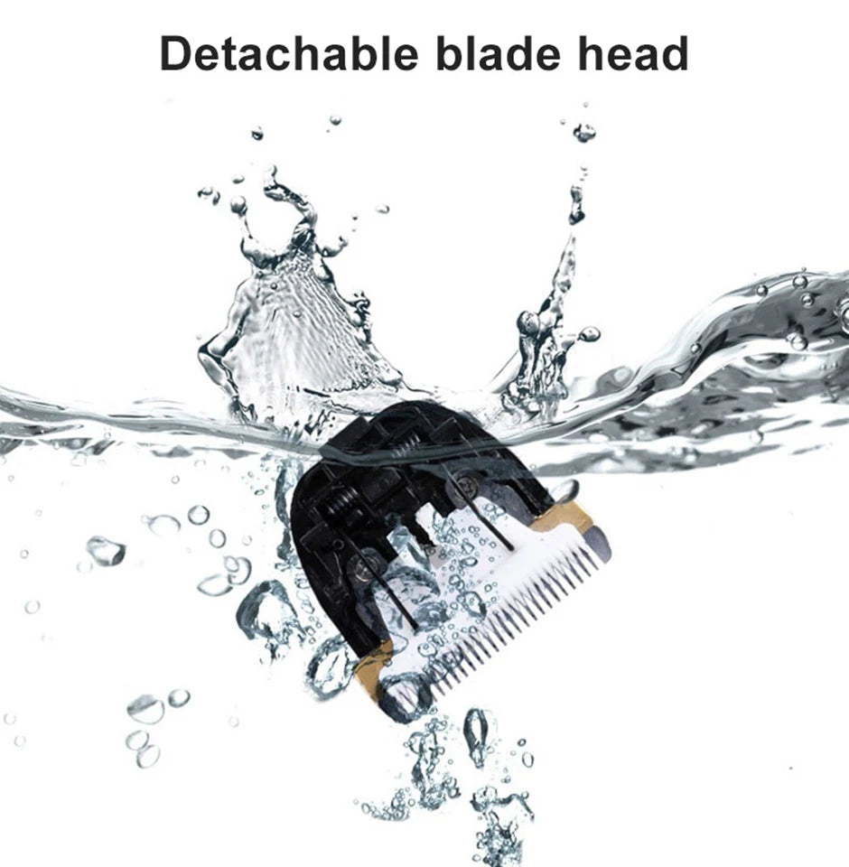 Professional All-Metal Pet Hair Clipper – Rechargeable Low-Noise Dog & Cat Grooming Trimmer