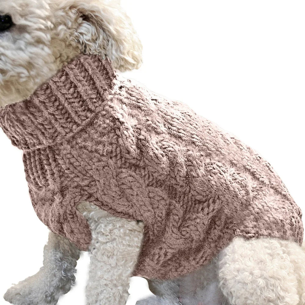 New Small Dog Sweater – Autumn/Winter Knitted Warm Pet Clothing