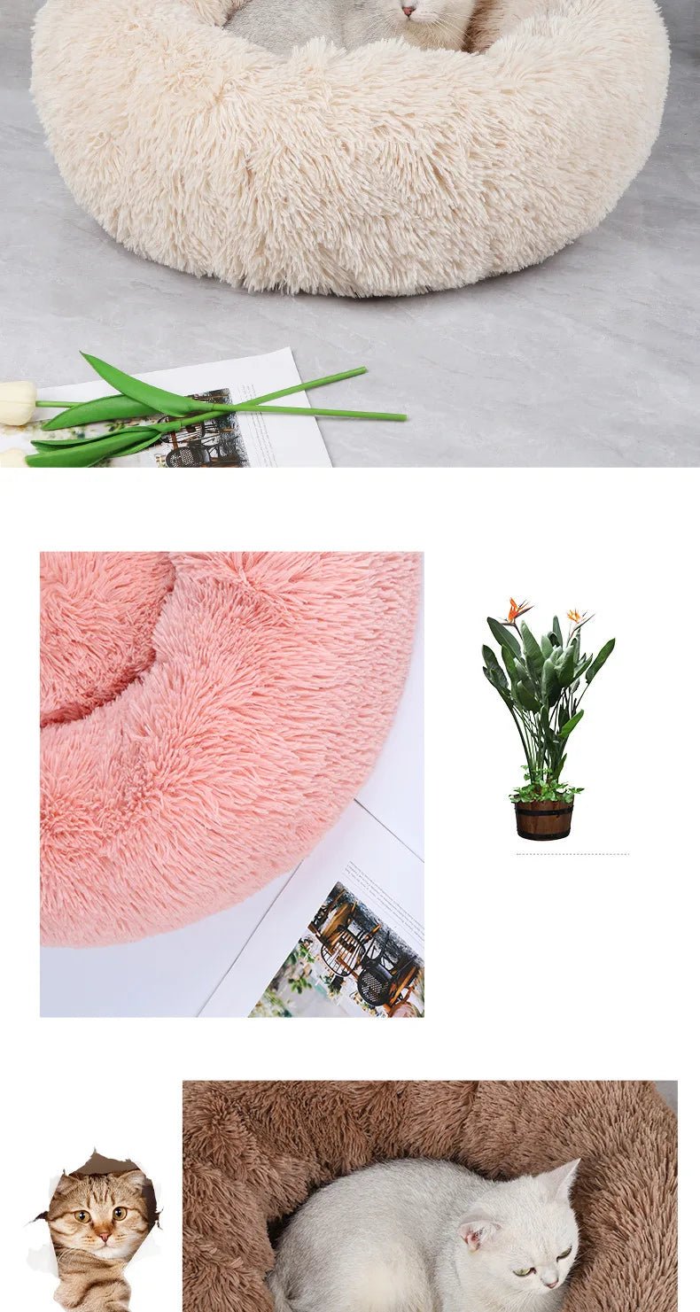 Plush Round Pet Nest