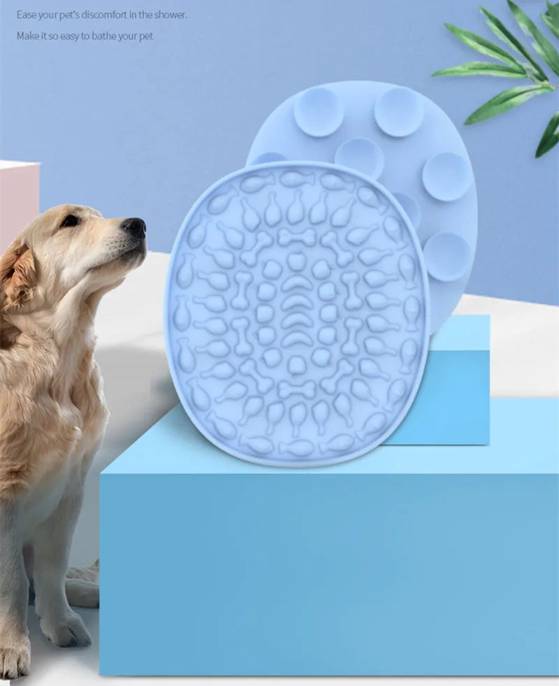 Slow Feeder Bowl with Suction Cup – Small Silicone Food Mat for Cats & Pets Under 3kg