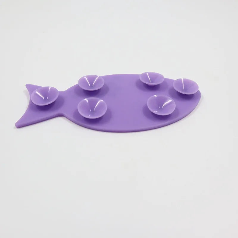 Slow Feeder Bowl with Suction Cup – Small Silicone Food Mat for Cats & Pets Under 3kg