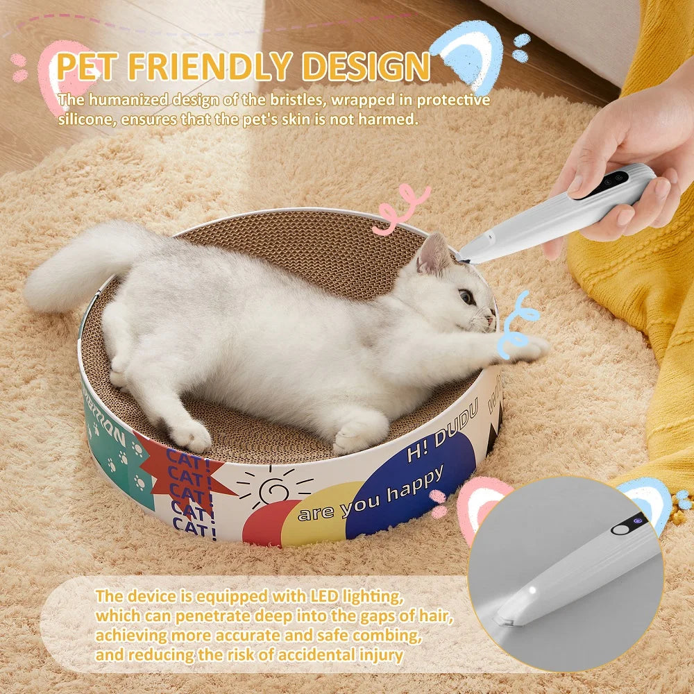 Rechargeable Pet Paw Trimmer – Waterproof Dog Hair Clipper with LED Display