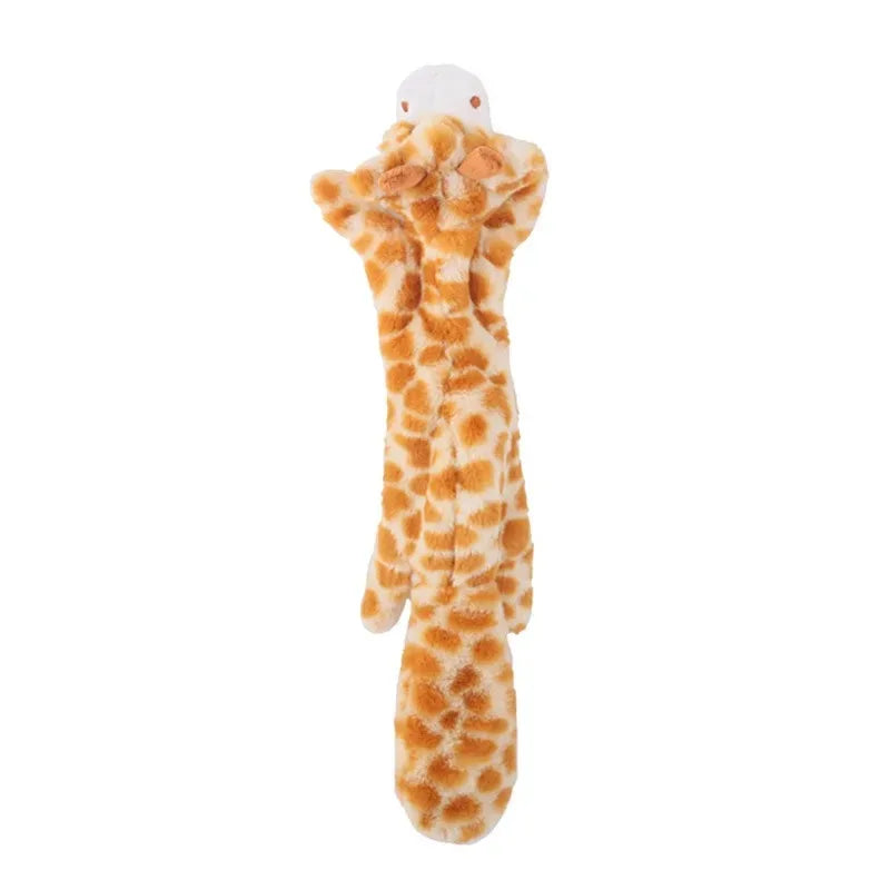 Stuffingless Squeaky Animal Dog Toy
