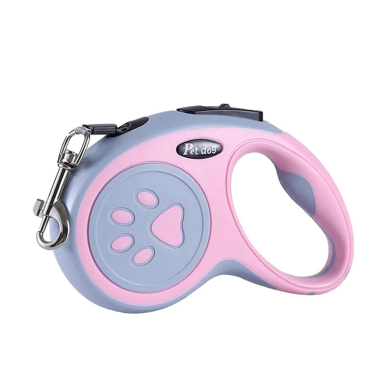 Retractable Nylon Pet Leash – 3m/5m Automatic Extendable Lead for Small Dogs & Cats