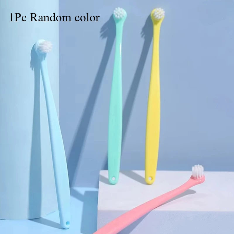 Small Head Dog & Cat Toothbrush – Teeth Cleaning Pet Grooming Tool