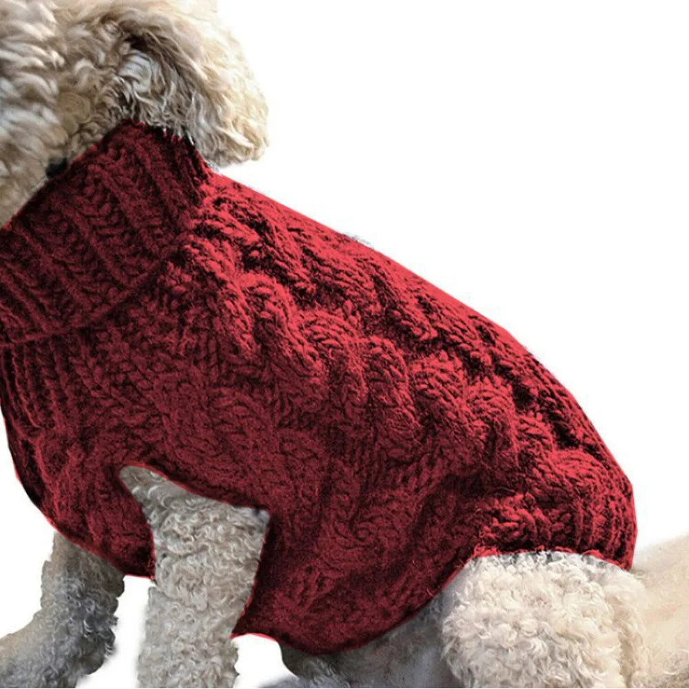 New Small Dog Sweater – Autumn/Winter Knitted Warm Pet Clothing