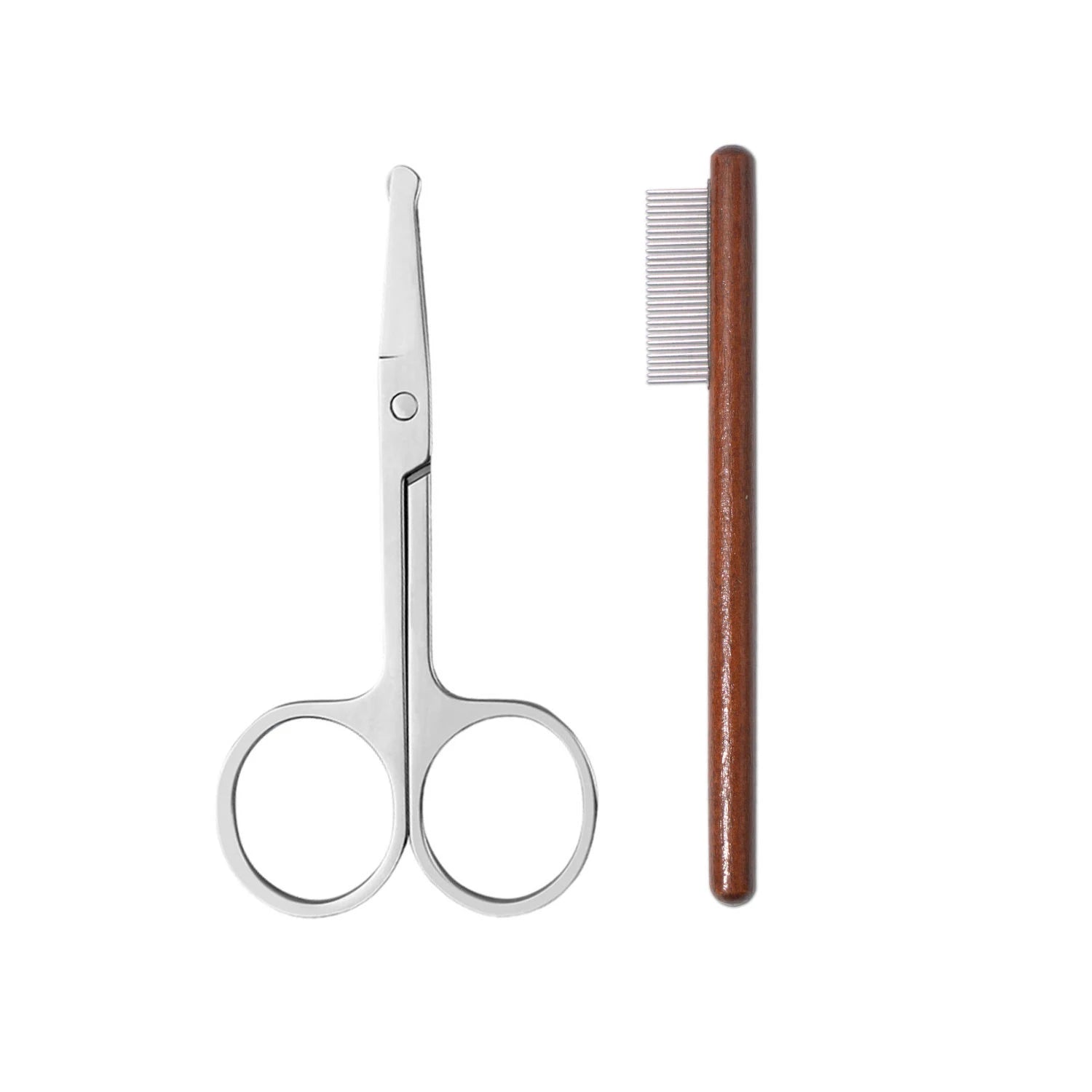 Wooden Pet Tear Stain Comb – Facial Cleaning Tool for Dogs & Cats