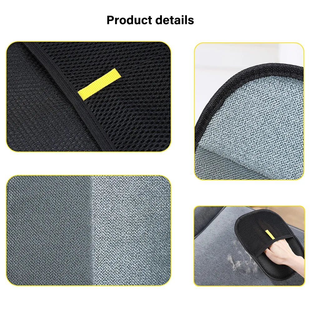 Pet Grooming Glove Brush – Hair Remover & Static Dedusting Tool for Pets and Furniture