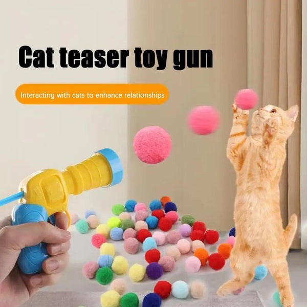 Interactive Cat Ball Launcher Toy